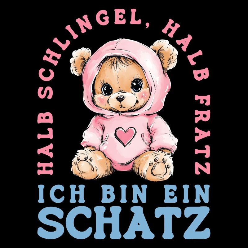 Niedlicher Bär Halb Schlingel Halb Fratz Schatz