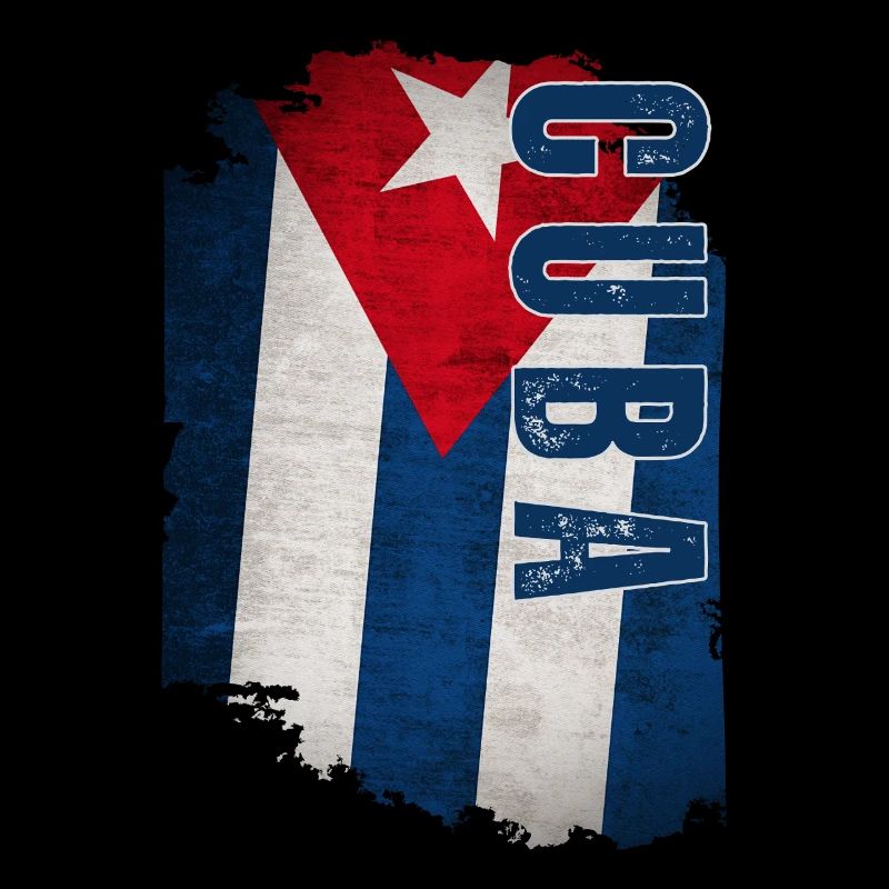 Vertical Cuban flag, Cuban pride