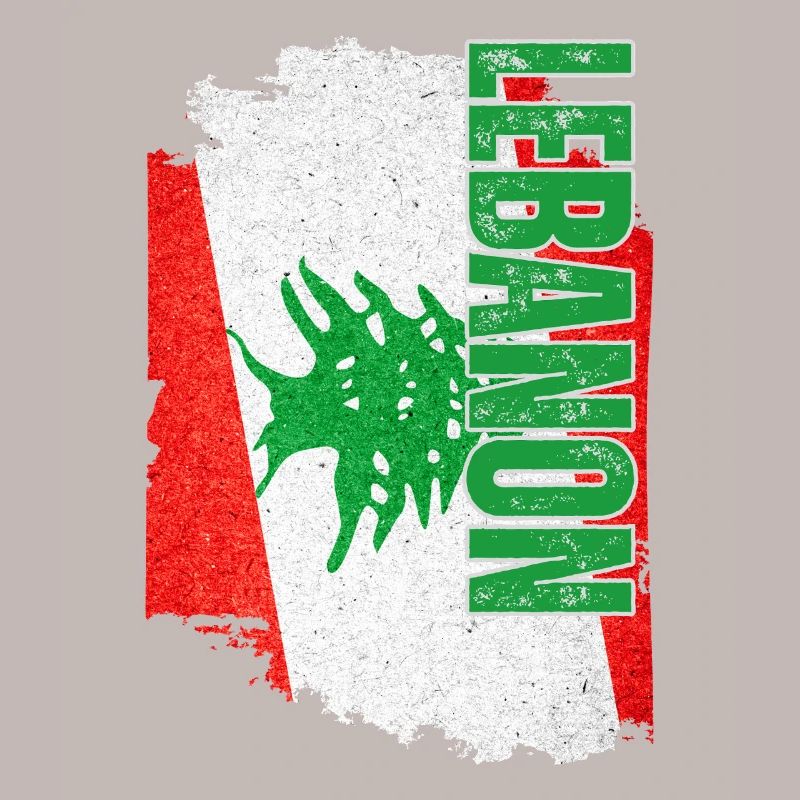 Drapeau vertical du Liban, I Love Lebanon