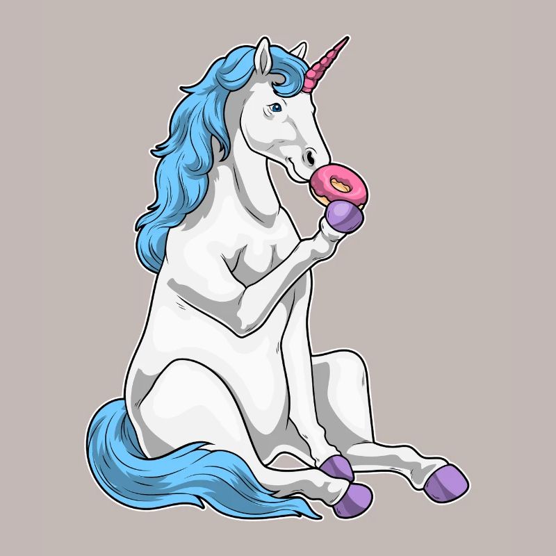 Beignet licorne