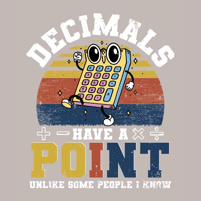 Mathe Mathelehrer Decimals Have A Point