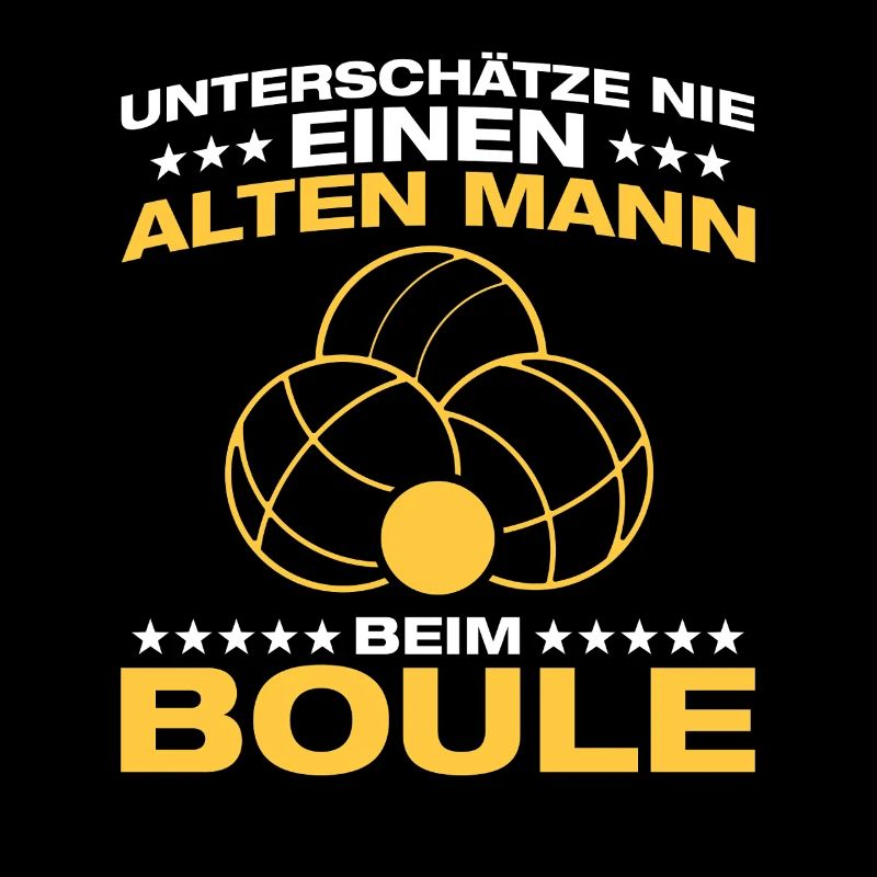 Playing boules Grandpa Petanque Boule player