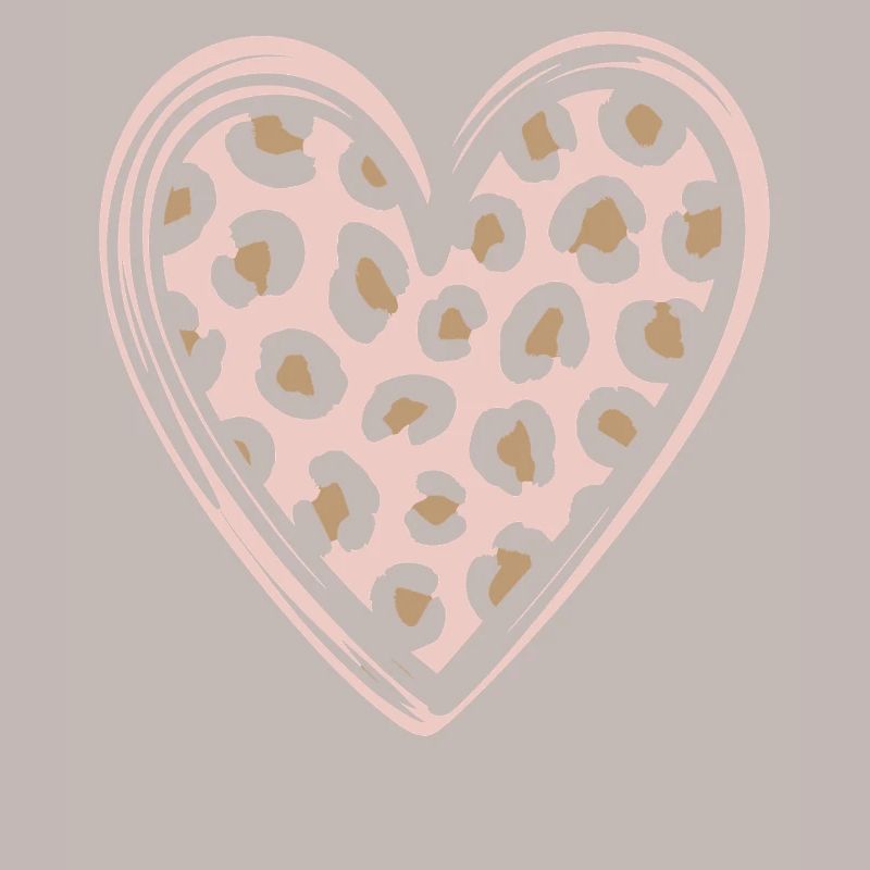 Leopard Pattern Heart Design