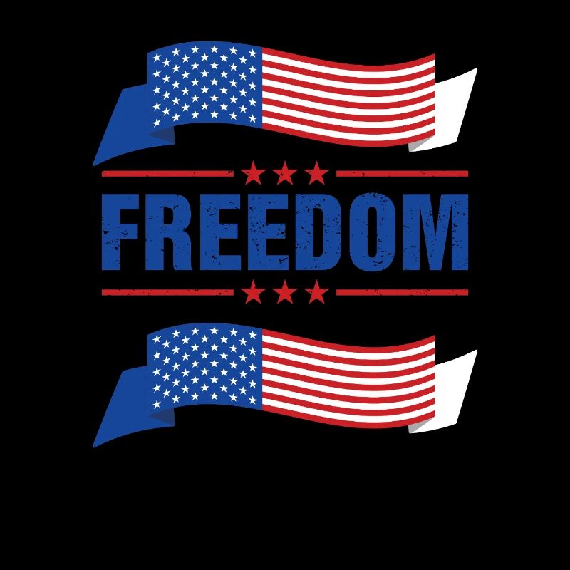 Motifs élégants du drapeau de la liberté