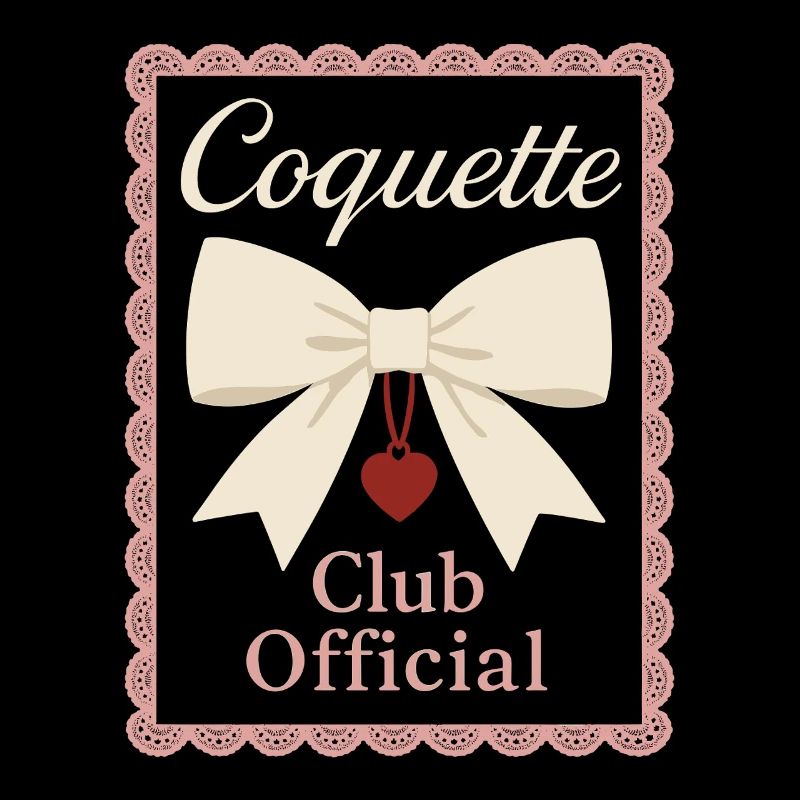 Coquette Ästhetik Schleifenmuster Girly Pastell