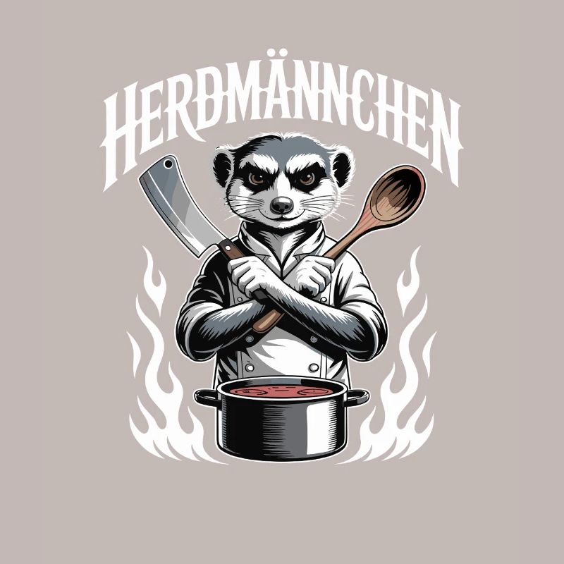 Herdmannchen Kochen Lustiger Koch Herdmannchen