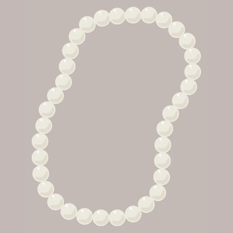 Conception élégante de collier de perles de perles