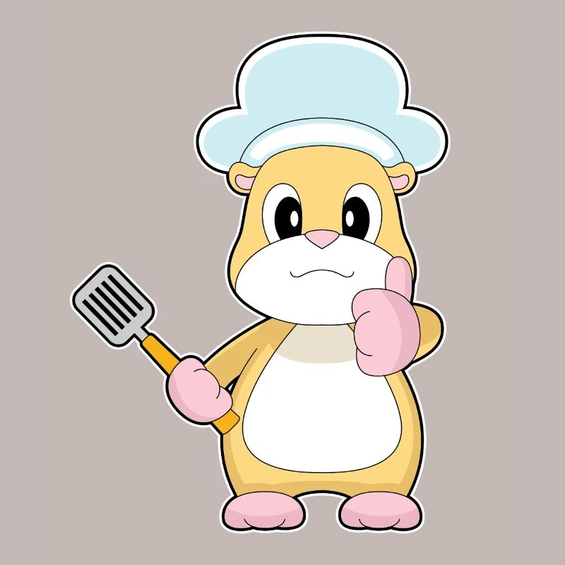 Cuisson à la spatule pour hamster