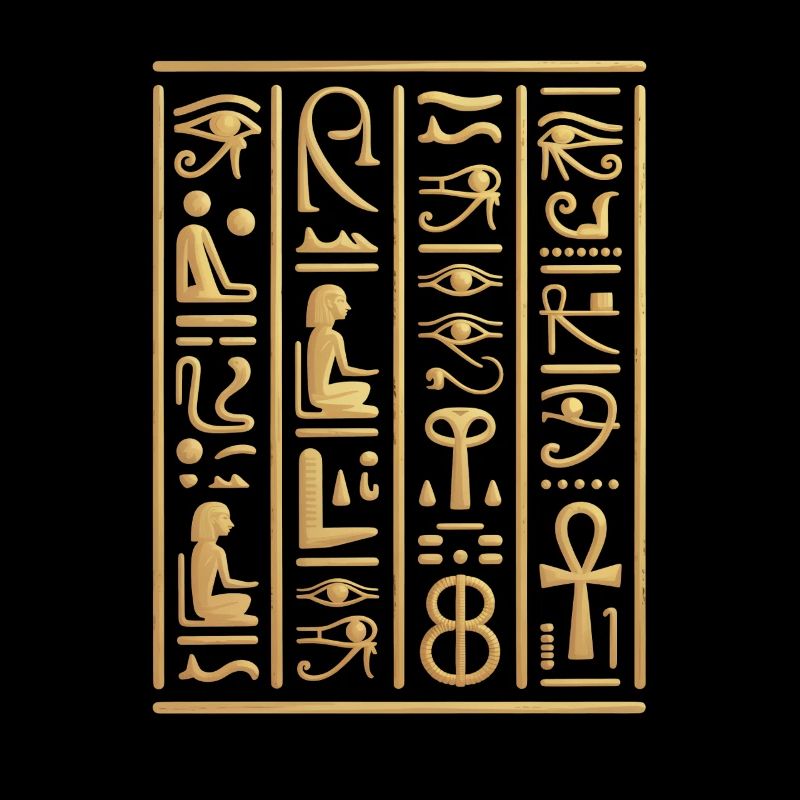 Egyptian hieroglyphs Egypt pyramid