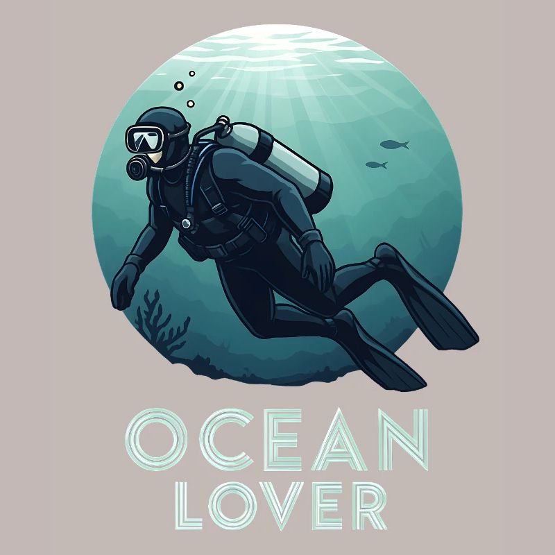Plongeur amoureux de l’océan