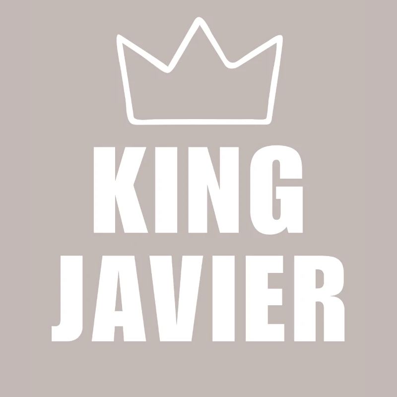 Javier Name mit Buchstabe J - King Crown Hemd