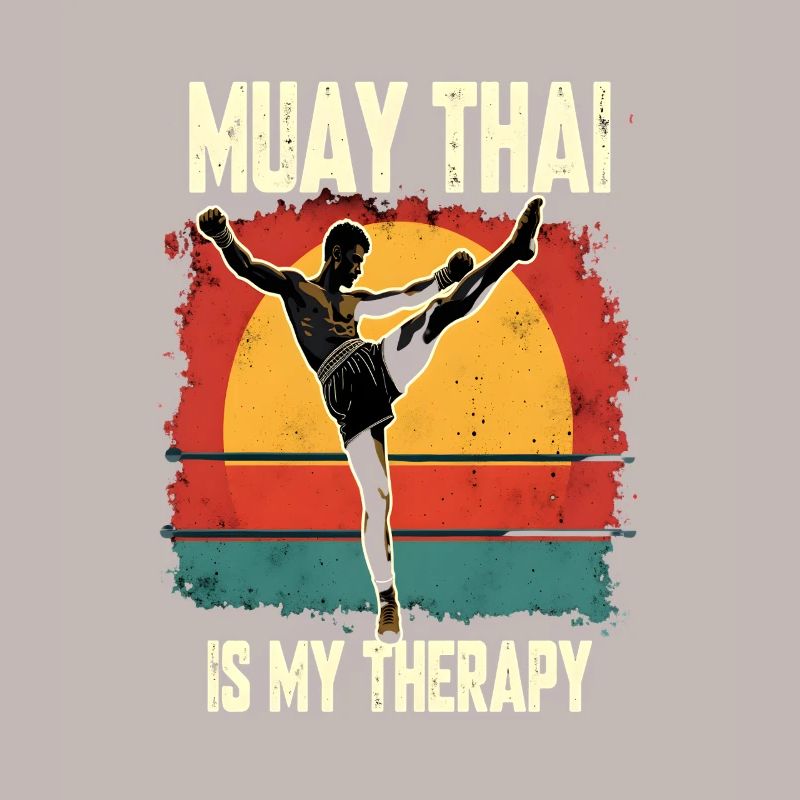 Drôle Muay Thai Boxe Muay Thai