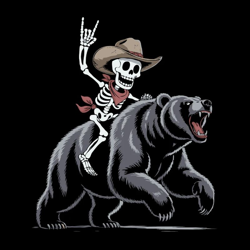 Skeleton Rodeo on Bear