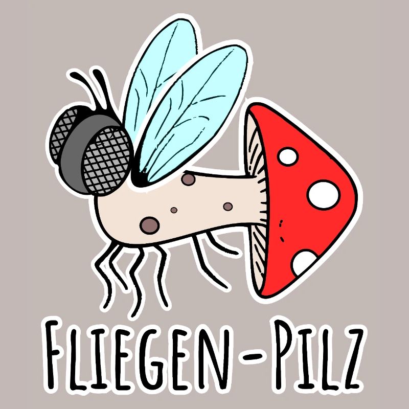 Fly agaric - half fly, half mushroom