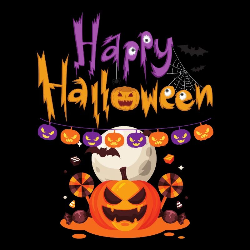 Joyeux plaisir de citrouille d’Halloween