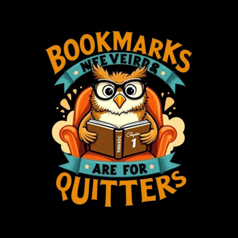 Lesezeichen sind für Quitters Eule