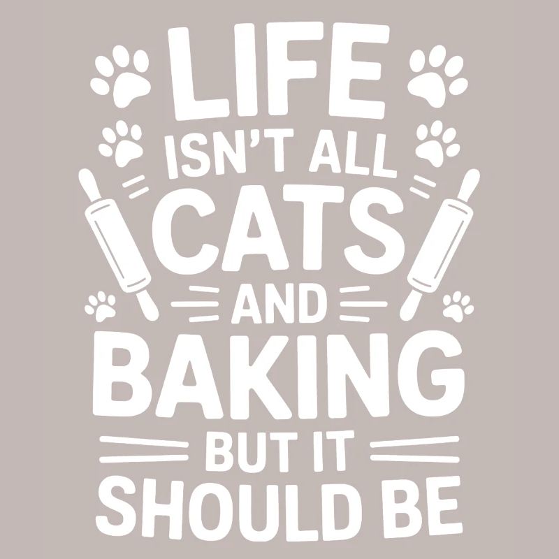 Backen Spruch Katzen Lustiges Backen Geschenk