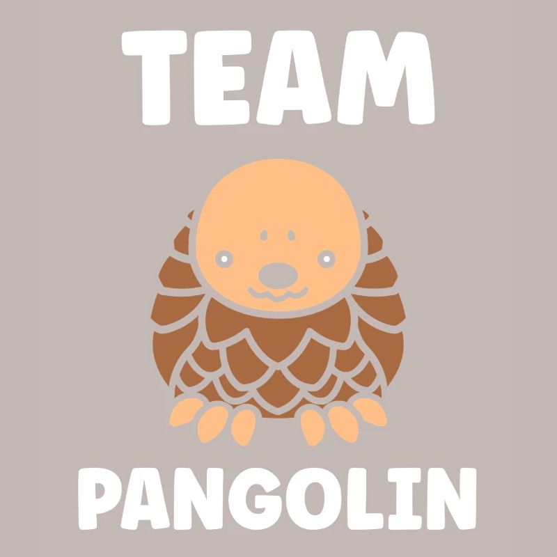 Pangolin Team Cute Mascot