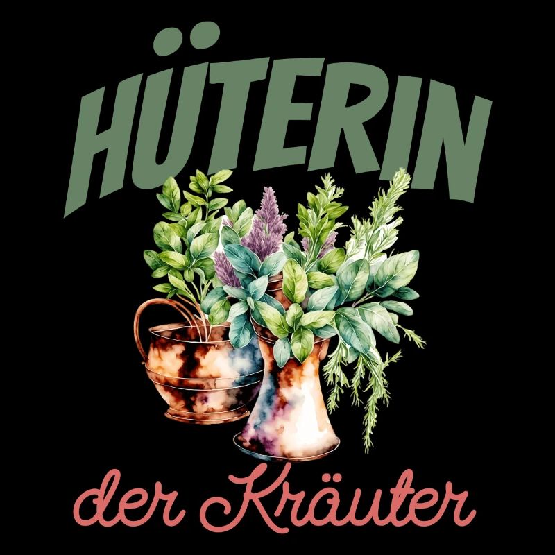 Mystical herb design for nature-loving witch