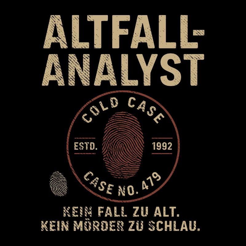 Altfall-Analyst – Cold Case Shirt