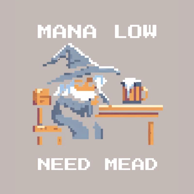 Mana vide ? L’hydromel aide ! | Blague de RPG sorcier