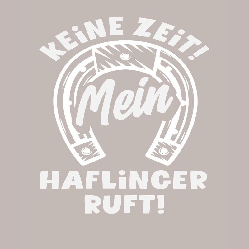 Pas de temps pour mon Haflinger de monter à cheval