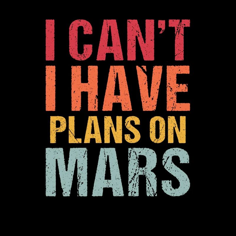 Mars Planet Space Vintage Rocket