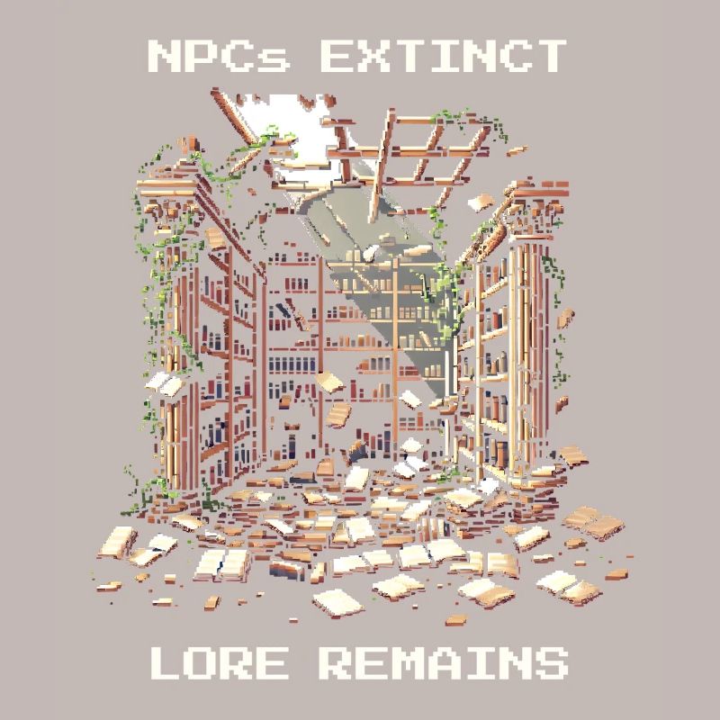 NPCs gone, lore stays | Post-apocalyptic