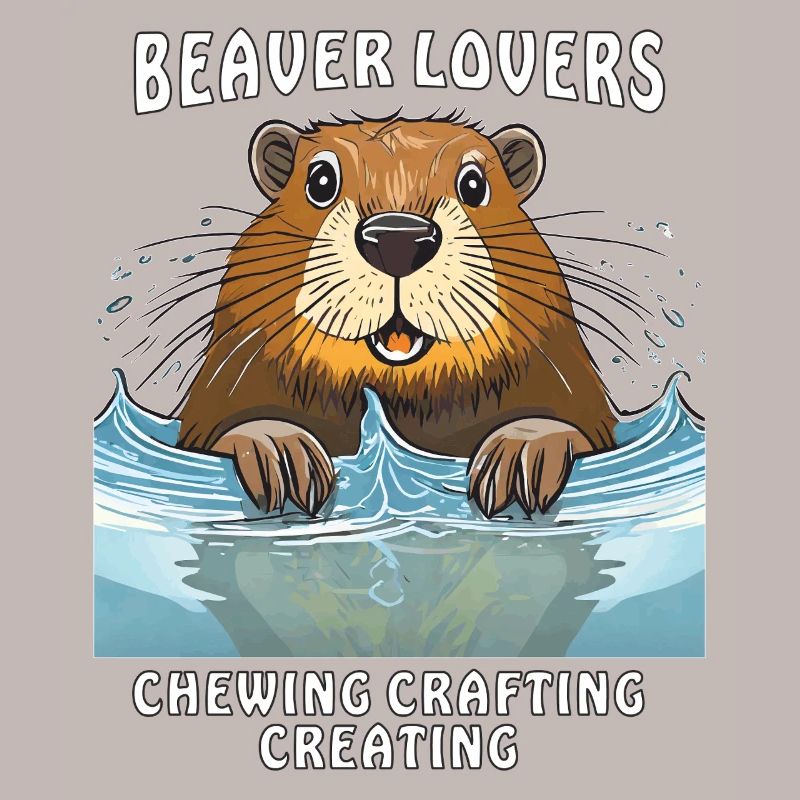BEAVER LOVERS CHEWING CRAFTING CREATING