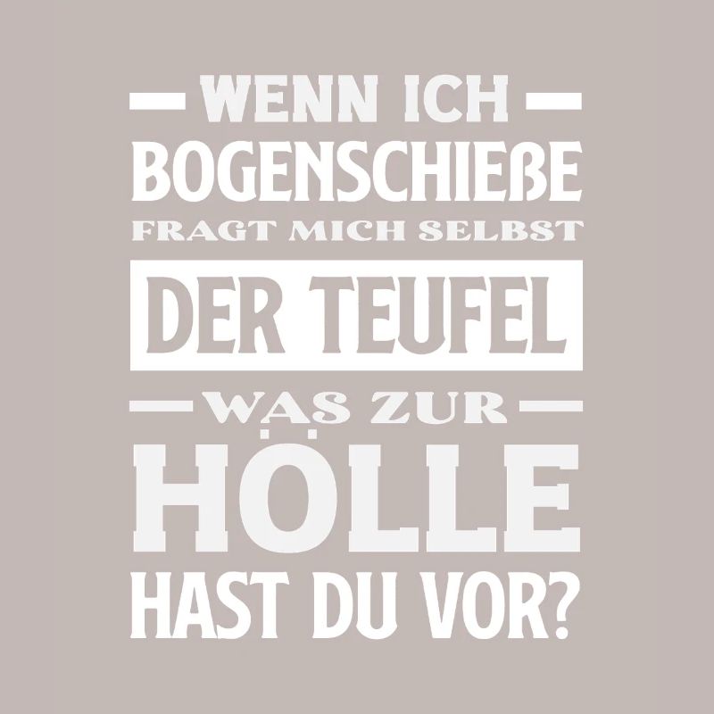 Ich gehe Bogenschießen