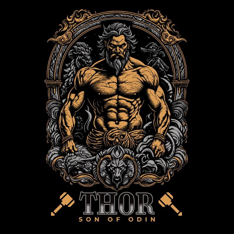 Thor fils d’Odin Viking Design