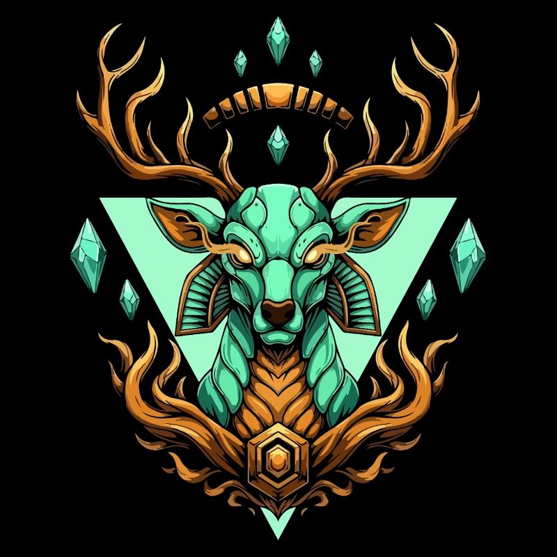 Turquoise Moose Crystal Geometry