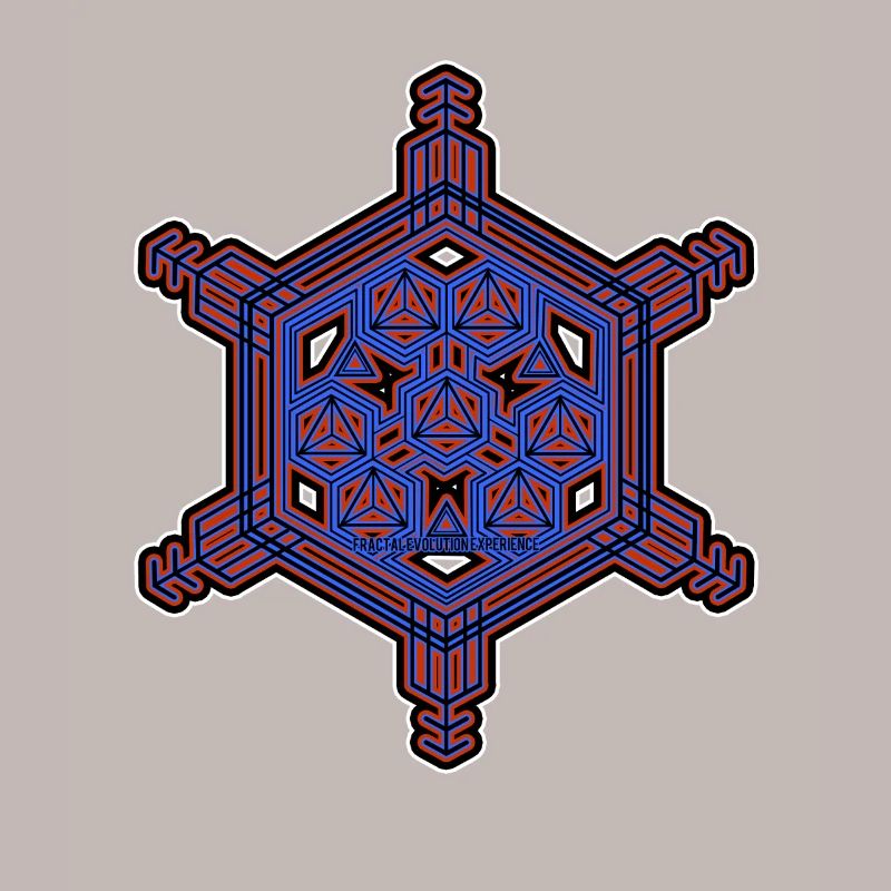 Fraktal Evolution Experience Stern Hexagon Muster