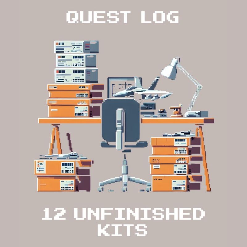 Quest Log: 12 Unfinished Kits | Model making