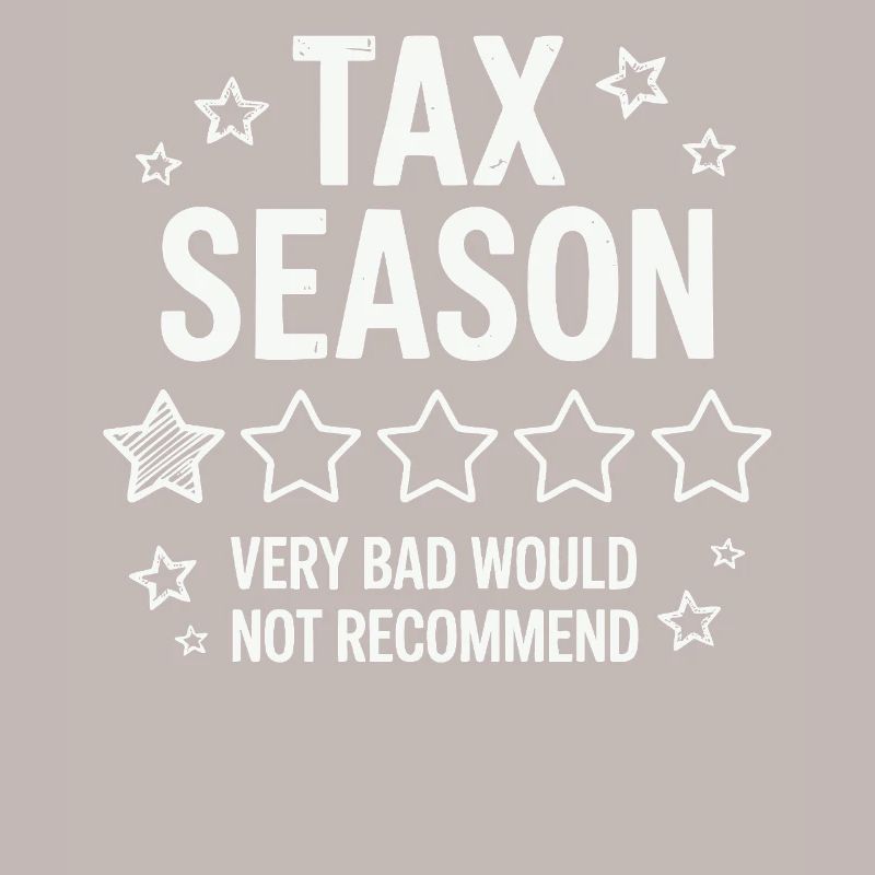 Saison des impôts - Conception de la note 1 étoile