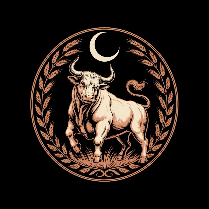 Stier Sternzeichen Mond Lorbeer Kräftiger Taurus