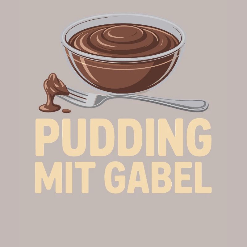 Pudding Mit Gabel