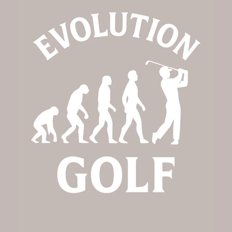 Evolution Golf Lustiges Golfdesign