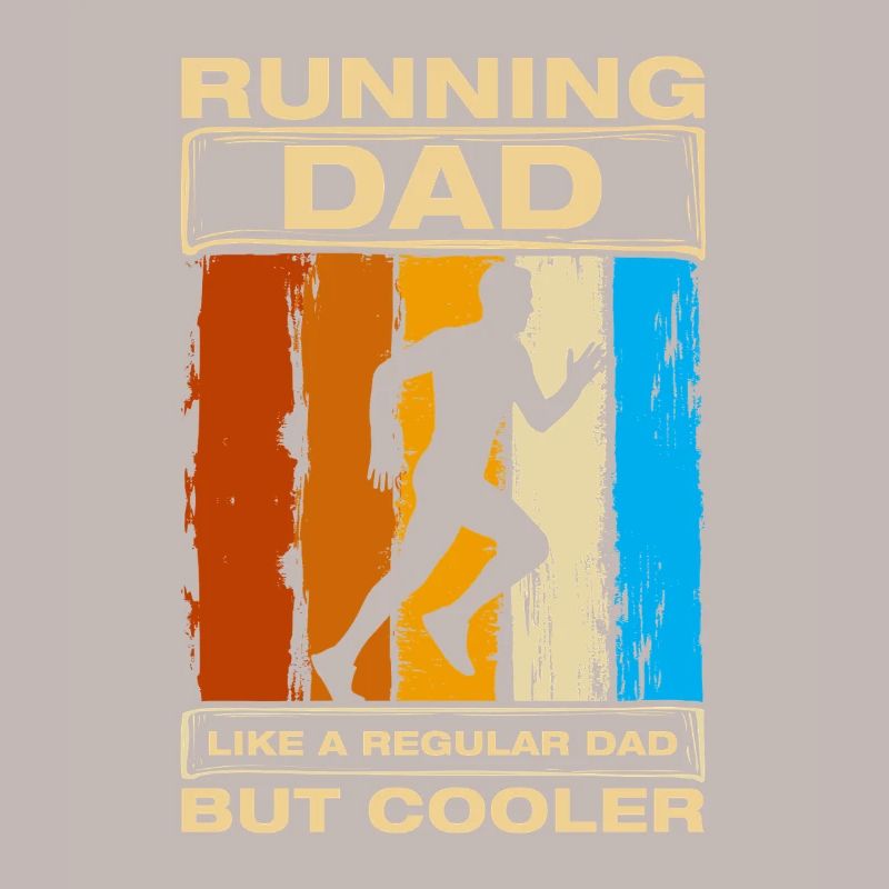 Running Dad Funny Running Jogging Runner