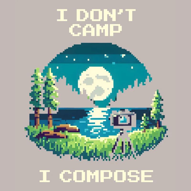 Je ne campe pas, je compose | Composition