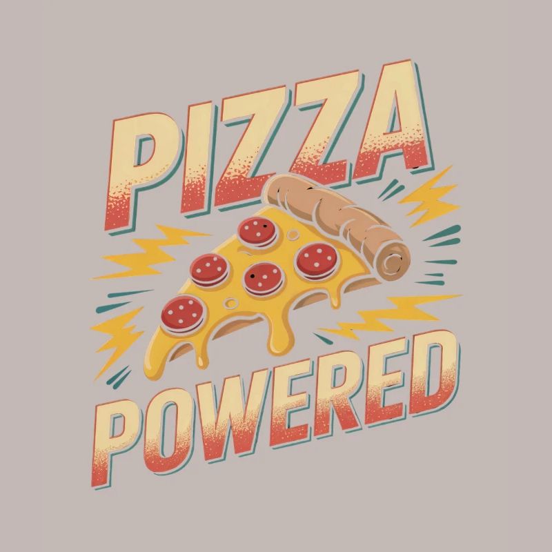 Pizza Powered - Retro Pizza