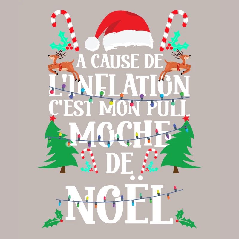 C'est Mon Pull Moche Noël Inflation Cadeau Drôle