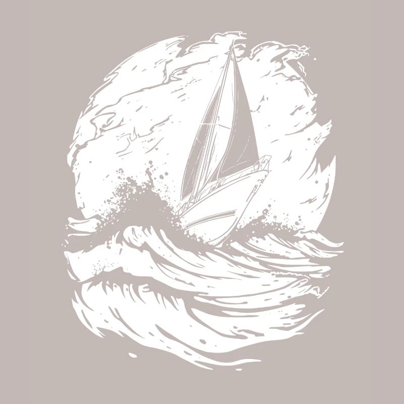 Sailing Boat Artwork Sailor