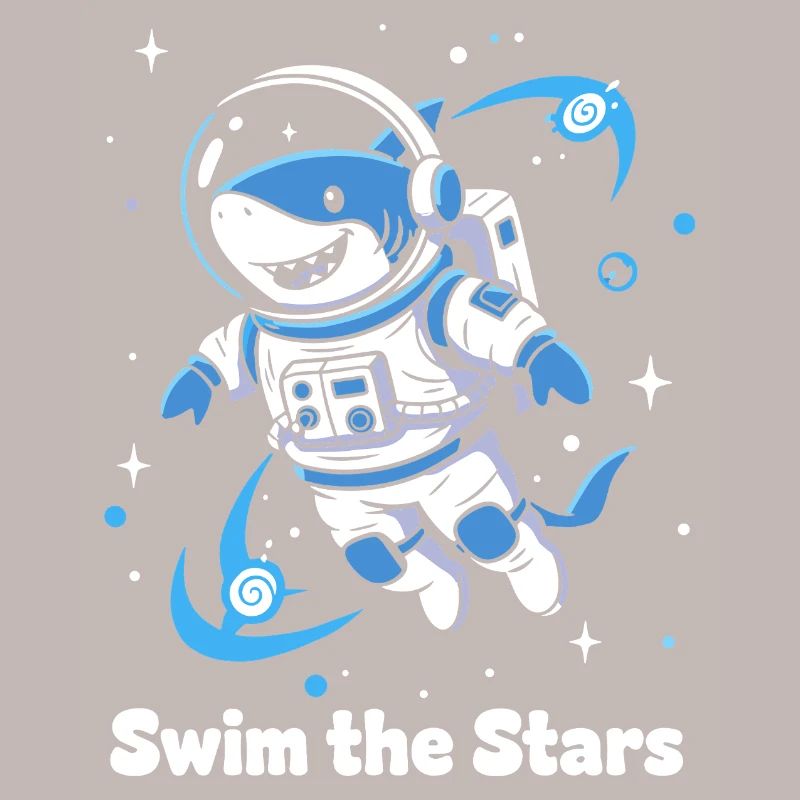 Astronaute requin de l’espace