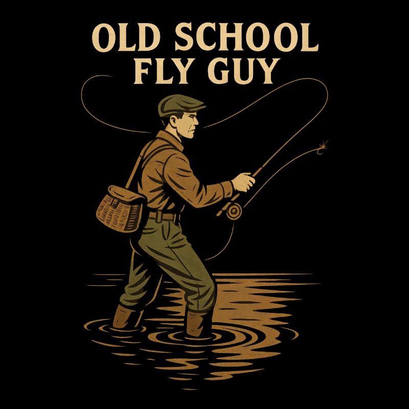 Mouche Old School Guy Pêche Rétro