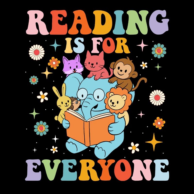 Reading Is For Everyone Inclusive Bookworm Quote