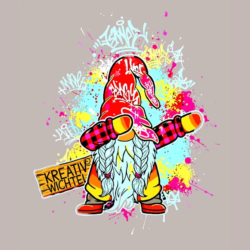 GNOME CRÉATIF Dab Graffiti Artiste XMas