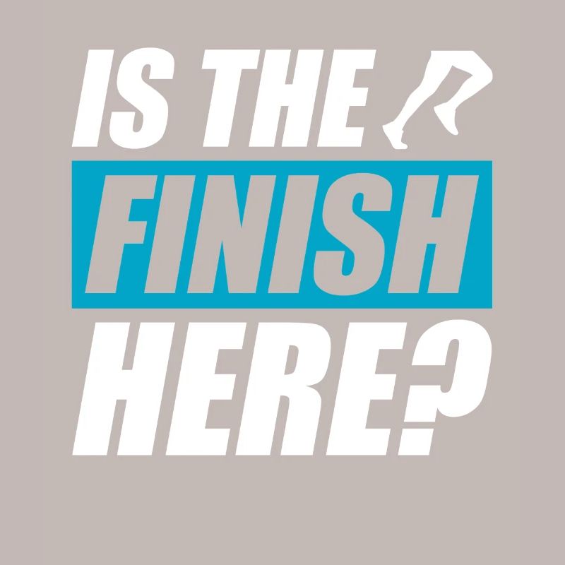 Is the finish here? funny running jogging runner