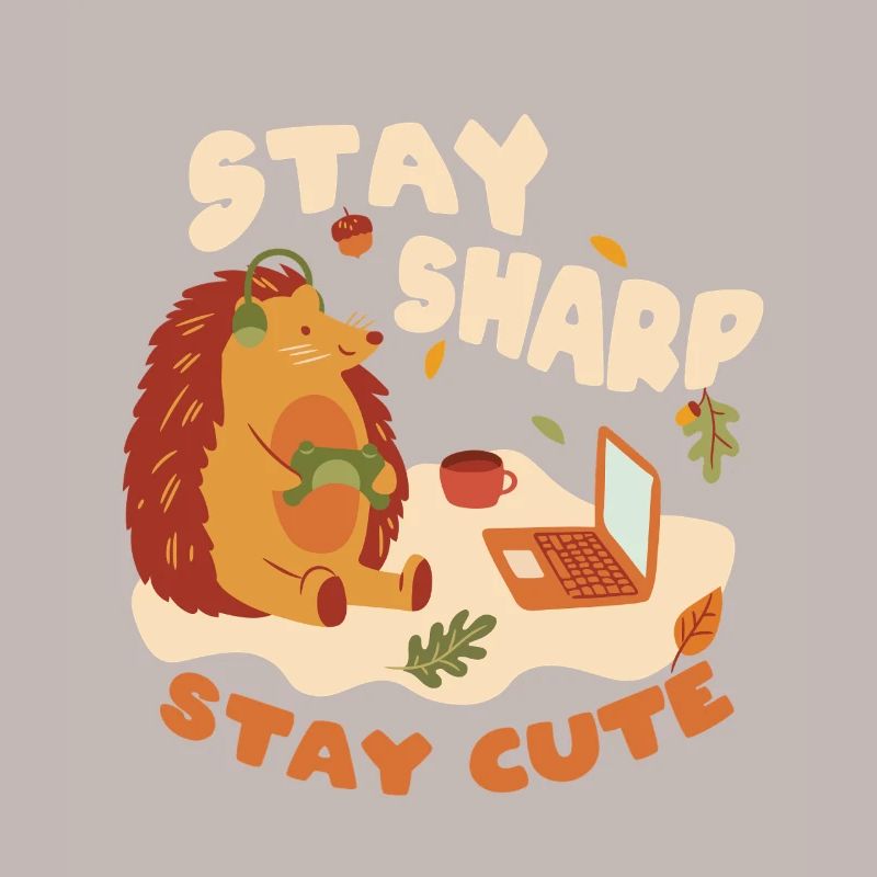 Igel Tag Journée du hérisson Reste en forme Reste mignon