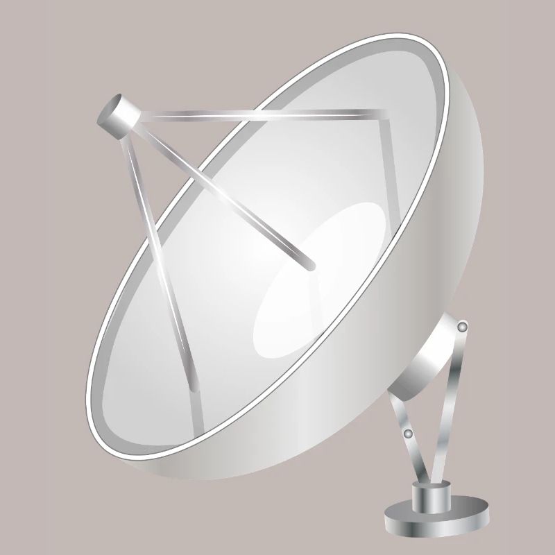 Antenne paraboise à l’aspect moderne et net